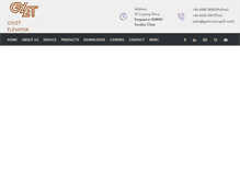 Tablet Screenshot of gylet.com.sg